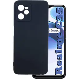 Чохол до мобільного телефона BeCover Realme C35 Black (708125)