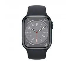 Смарт-годинник Apple Watch Series 8 GPS+LTE Midnight Aluminum Case з Midnight Sport Band 41 мм Size M/L (MNUW3) (60296-ska) - мініатюра 2