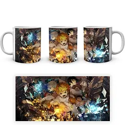 Кухоль GeekLand The Promised Neverland Обіцяний Неверленд Норман Емма Рей та діти NV 02.449 330 мл білий - мініатюра 3