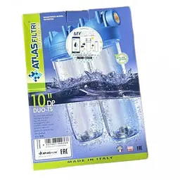 Фільтр-колба подвійний Atlas Filtri DP DUO TS 1" OT 10" 30412 - мініатюра 7