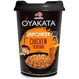 Набір: Локшина швидкого приготування Oyakata Yakisoba Teriyaki Chicken 96 г + Суп швидкого приготування Oyakata Ramen Beef Sukiyaki 63.5 г - мініатюра 2