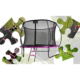 Батут із внутрішньою сіткою THUNDER Inside Ultra 8FT 255 см Black/Pink - мініатюра 9