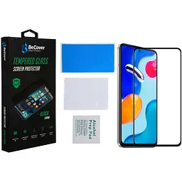 Захисне скло BeCover для Xiaomi Redmi Note 11S 5G / Redmi Note 11T 5G Black (707500) - мініатюра 2