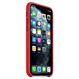 Чохол Silicone Case без Logo AA для Apple iPhone XS Max 6.5" Червоний / Red - мініатюра 3