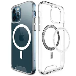 Чохол TPU Space Case with MagSafe для Apple iPhone 14 Pro (6.1) Прозорий