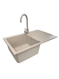Кухонна мийка Adamant Horizon 780x495x230 Бежевий avena 1824296101506 - мініатюра 2