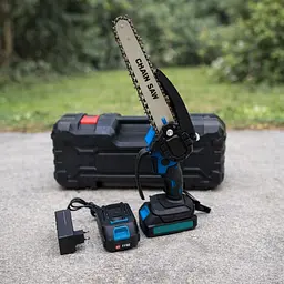 Акумуляторна ланцюгова пилка з індикатором масла Chain Saw 8" 36V 4Ah 2 АКБ - мініатюра 2