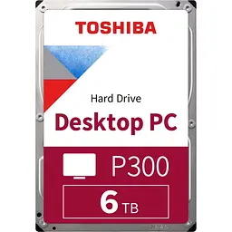 Жорсткий диск 3.5` Toshiba P300 6TB SATA 128MB (HDWD260UZSVA)