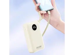Зовнішній акумулятор (Power Bank) Dudao 20000mAh K14+ 22.5W White (6977196680023) - мініатюра 2