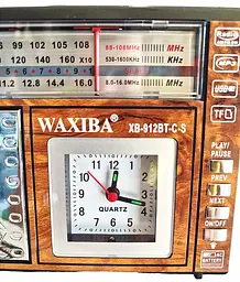 Акумуляторний радіоприймач Waxiba XB-961BT-C-S із сонячною панеллю - мініатюра 5