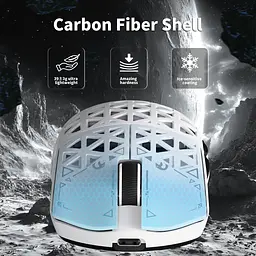 Ігрова бездротова мишка Mambasnake M5 Ultra / PAW3950 Max / 42000 DPI / White - мініатюра 6