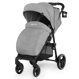 Прогулянкова коляска Kinderkraft Grande City grey - мініатюра 7