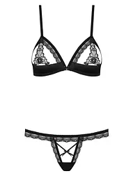 Комплект білизни Obsessive 865-SET-1 L/XL чорний - мініатюра 5