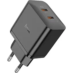 СЗУ HOCO N35, 2xUSB-C, PD45W, Black, Box