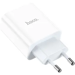 Мережевий зарядний пристрій Hoco C97A PD20W+QC3.0 White (766076) [170754] - мініатюра 2