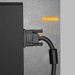 Кабель VGA 15M-15M, 25.0 м, з ферритами, чорний Vention - мініатюра 5