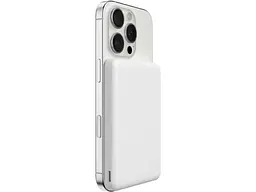 Зовнішній акумулятор (Power Bank) Belkin BoostCharge Slim Magnetic 5000mAh 15W White (BPD010HQWH) - мініатюра 2