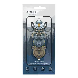 Захисне скло Amulet 2.5D HD Antistatic iPhone 15 Pro Black