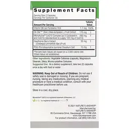 Кардіо-комплекс Nature's Answer Cardi Blend підтримка серцево-судинної системи 60 капсул - мініатюра 3
