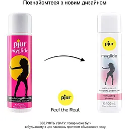 Збуджувальна змазка на водній основі Pjur my glide 100 мл - мініатюра 3
