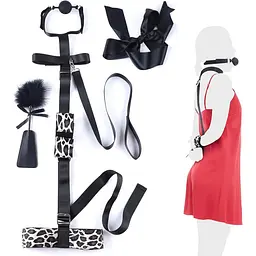 БДСМ-набір LOCKINK YEAHWOW Armbinder Restraint Set Black SX2843 104346