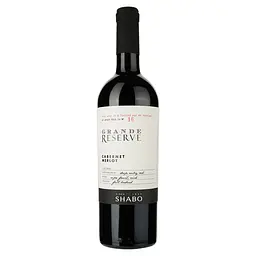 Вино Shabo Grand Reserve Cabernet Merlot, червоне, сухе, 13,3%, 0,75 л (877262)