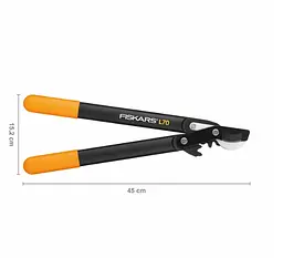 Малий площинний сучкоріз Fiskars PowerGear з загнутими лезами (S) L70 112190 (1002104) - мініатюра 2