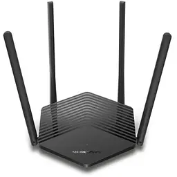 Роутер Mercusys MR60X Wi-Fi 802.11ax, 1775Mb, 3 LAN 10/100/1000Mb, підтримка MU-MIMO/MIMO