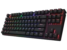 Бездротова механічна ігрова клавіатура HATOR HTK-287 UA Icefall Mecha TKL Wireless Rainbow Black - мініатюра 2