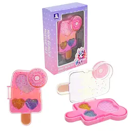 Дитяча палетка косметики Mini Beauty у формі морозива з рум'янами та блискітками (ZR-39E)