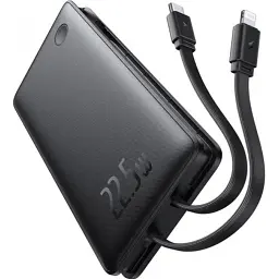 Зовнішній акумулятор Baseus Airpow Lite 10000mAh 22.5W Black [P10067501123-00] [130125] - мініатюра 3