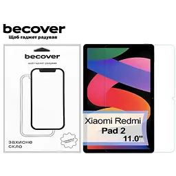 Скло захисне BeCover OnePlus Pad 2 (713570)