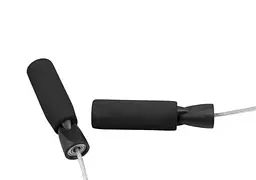 Скакалка швидкісна з підшипниками Power System PS-4004 Speed Jump Rope 2,8 м (PS-4004_Black-Steel) - мініатюра 3