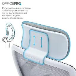 Офісне крісло OfficePro Wave OC670-G-G-G (OC670-G-G-G) - мініатюра 12