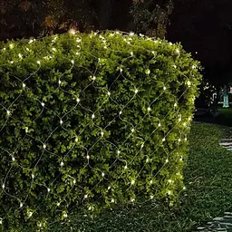 Вулична гірлянда сітка SunLamp 120 LED, 2x2 метри, ідеальна для саду та парків