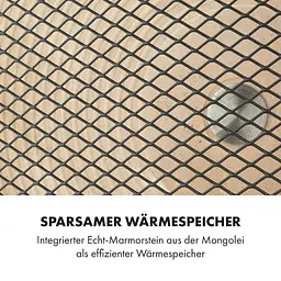 Електричний обігрівач Klarstein HeatPal Marble (10032992) Чорний - мініатюра 9