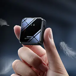 Бездротова мікрофонна система REMAX K11 (Lightning) Black - мініатюра 5