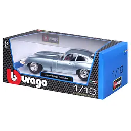 Автомодель - JAGUAR E-TYPE COUPE (1961) (1:18) Bburago 18-12044 - мініатюра 7