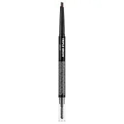 Кремовий олівець для брів Flormar Triple Brow Pencil 003 (Coffee) 0.75 г - мініатюра 2