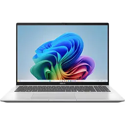 Ноутбук ASUS 16 Vivobook 16 M1607GA-MB010 WUXGA IPS/Ryzen 7 AI 445/16GB/512SSD/UMA/DOS/Silver (90NB16Z2-M000B0)