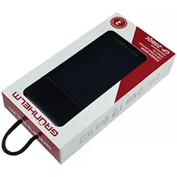 Портативна батарея Grunhelm GP-20BQC Power Bank 20.000 mAh чорна (137530) - мініатюра 7