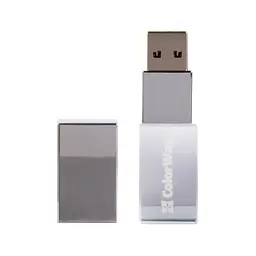 USB флеш накопичувач ColorWay 32GB 3.0 Transparent (CW-USBCL32) - мініатюра 2