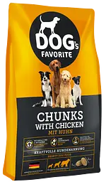 Сухой корм для собак Happy Dog Dog's Favorite Chunks Chicken, с курицей, 15 кг (60946)