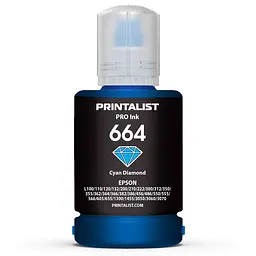 Чорнило PRINTALIST 664 для Epson L110/L210/L300 140г Cyan водорозчинне (PL664C)