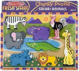 Формовий пазл Melissa&Doug Сафарі, 7 елементів (MD13722) - мініатюра 3