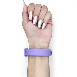 Силіконовий ремінець BeCover для Xiaomi Mi Smart Band 9 Light Purple (711963) - мініатюра 5