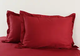 Комплект постільної білизни TAG Tekstil Bordo Євро - мініатюра 3