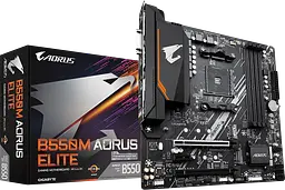 Материнська плата Gigabyte B550M Aorus Elite Socket AM4 (B550M AORUS ELITE) Б/В