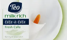 Мило тверде Тeo Milk Rich Tete-a-Tete Fresh Calla, зелений, 100 г (58085) - мініатюра 3