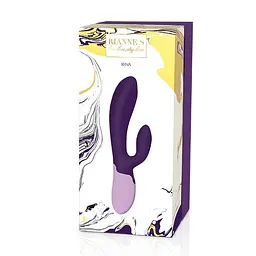 Вібратор-кролик Rianne S: Xena Purple/Lilac, 10 режимів, медичний силікон, подарункове паковання - мініатюра 5